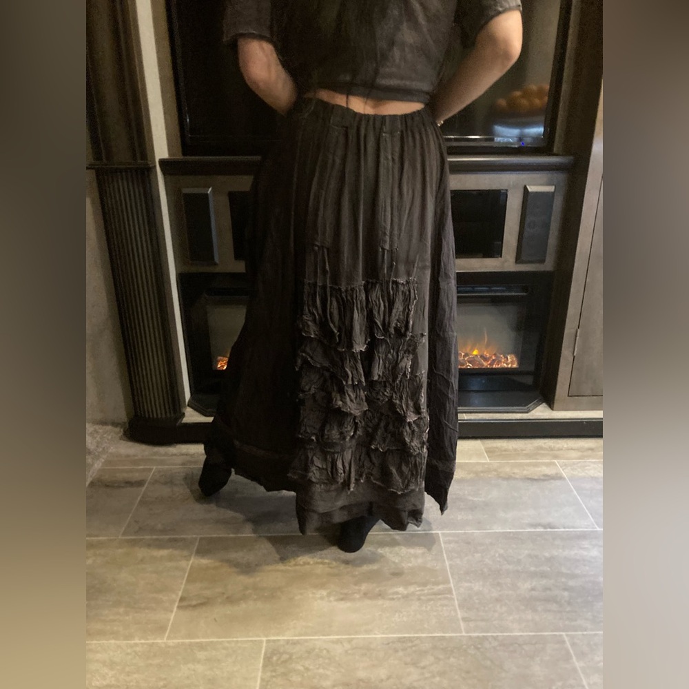 Elegant faded grey Skirt - Picture 12 of 14